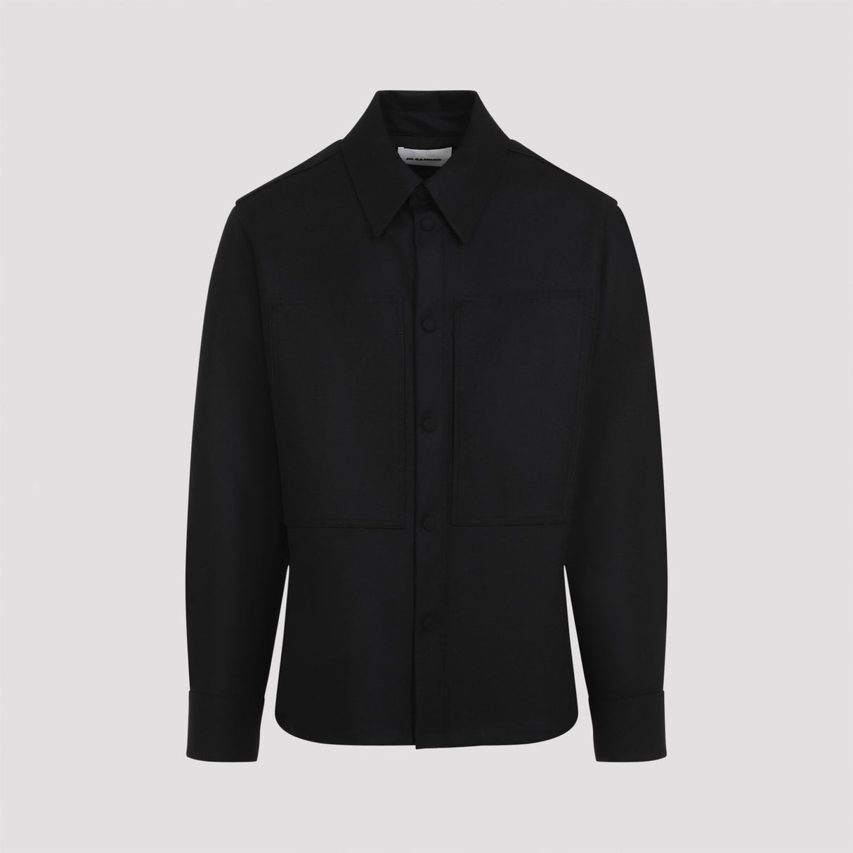 JIL SANDER Classic Wool Shirt for Men - Fall/Winter 2024