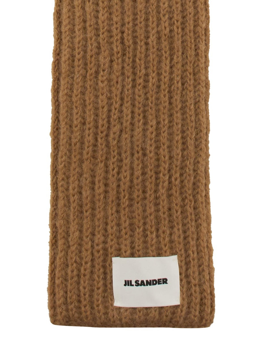 JIL SANDER Logo-Embellished Scarf for Men - FW24 Collection