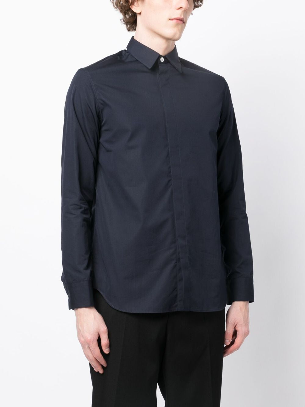 JIL SANDER Men's Classic Straight Cut Cotton Shirt