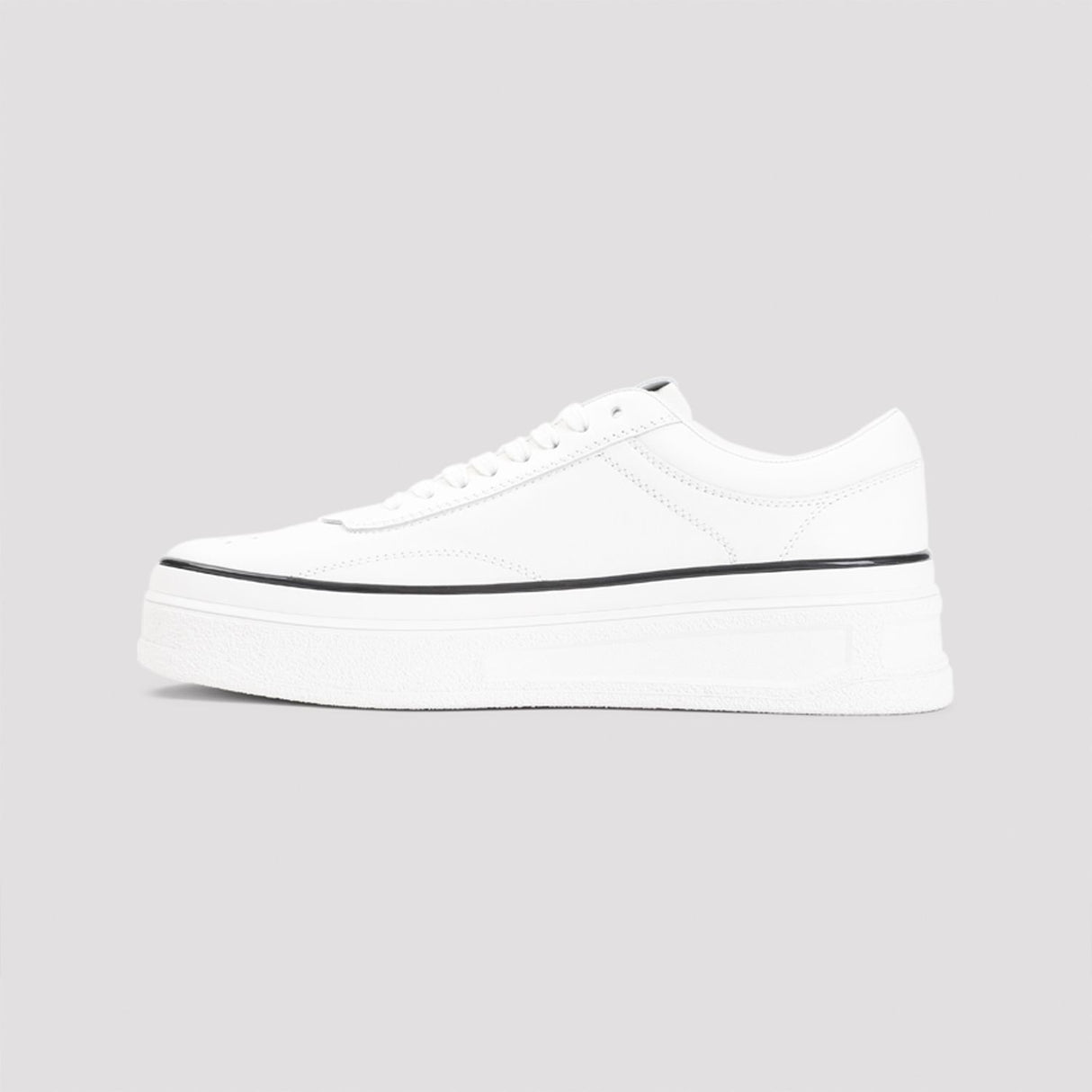 JIL SANDER Low Profile Leather Sneakers for Men