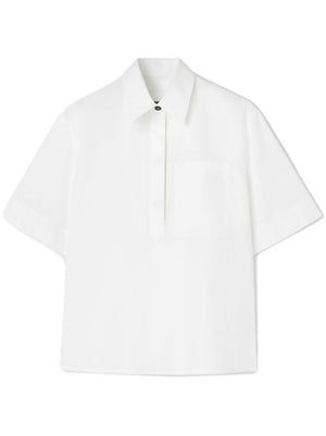 JIL SANDER New Fashion Item for Women: White Tunic Top for 2024 Season