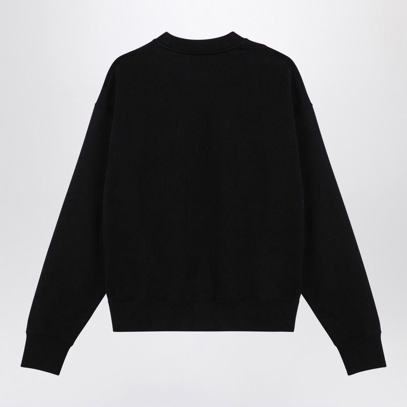 JIL SANDER Chic Black Cotton Crewneck Sweatshirt for Women