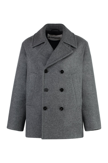 JIL SANDER Double-Breasted Wool Jacket for Men