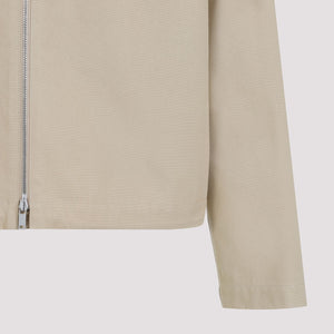 JIL SANDER Men's Grey Cotton Jacket for SS24