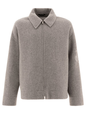 JIL SANDER Relaxed Fit Wool Jacket for Men - Perfect for Fall/Winter 2024