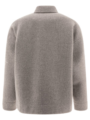 JIL SANDER Relaxed Fit Wool Jacket for Men - Perfect for Fall/Winter 2024