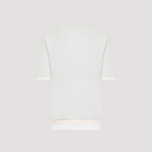 JIL SANDER Men's Grey Cotton T-shirt for SS24