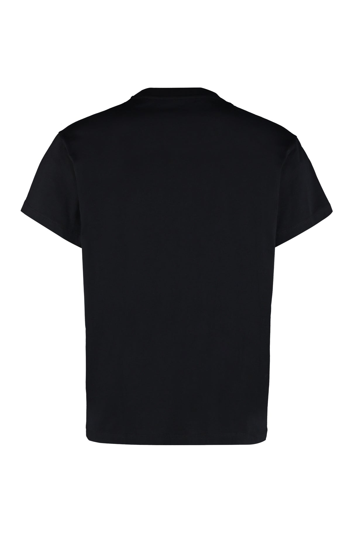 JIL SANDER Elegant Black Cotton Crewneck Tee with Emblem