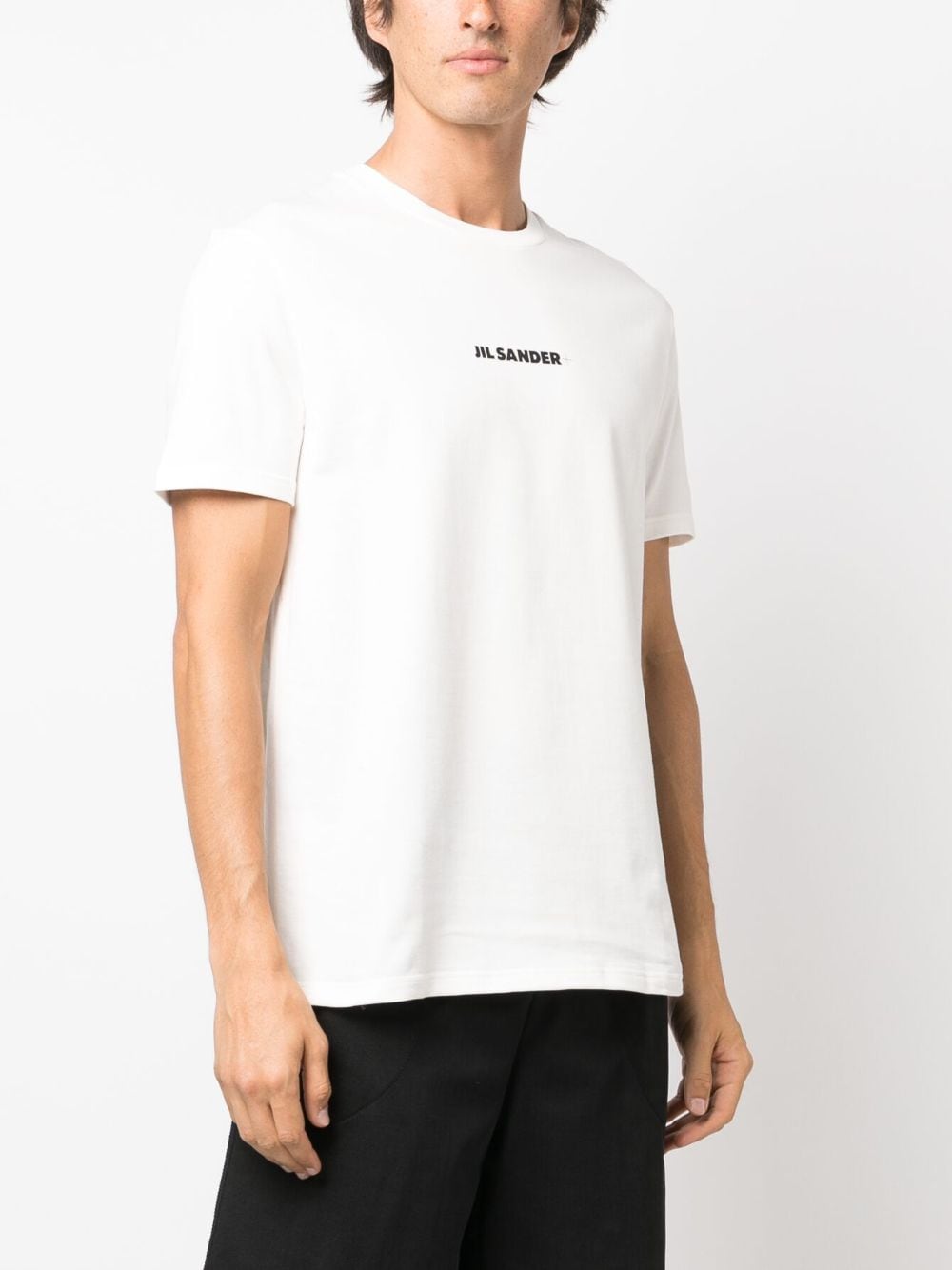 JIL SANDER Cotton Logo T-Shirt for Men - Size L