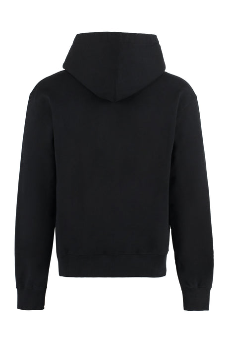 JIL SANDER Wide Black Hoodie for Men