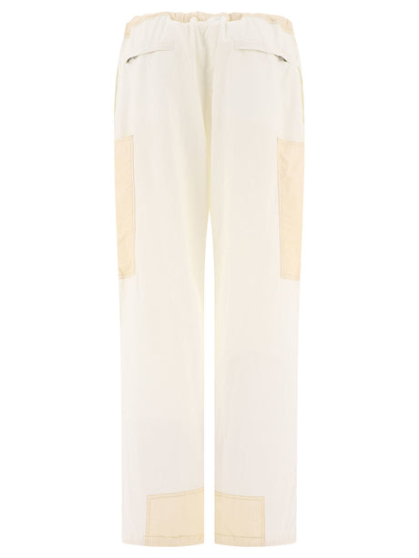 JIL SANDER Classic White Denim Straight Pants for Men