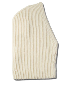 JIL SANDER Elite Ribbed Knit Wool Balaclava