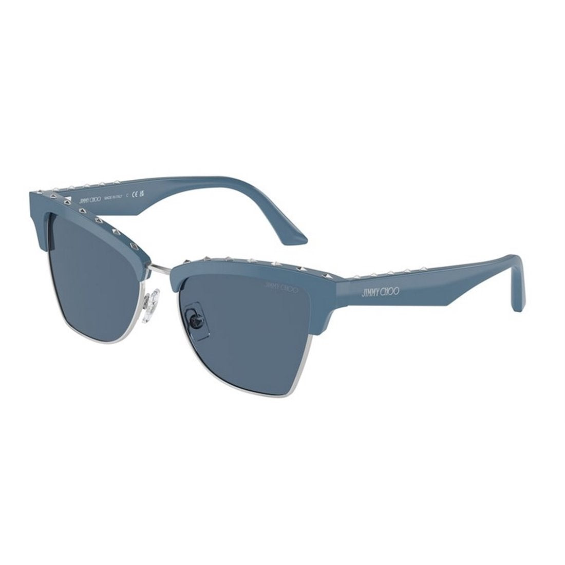 JIMMY CHOO Elegant Blue Acetate Sunglasses