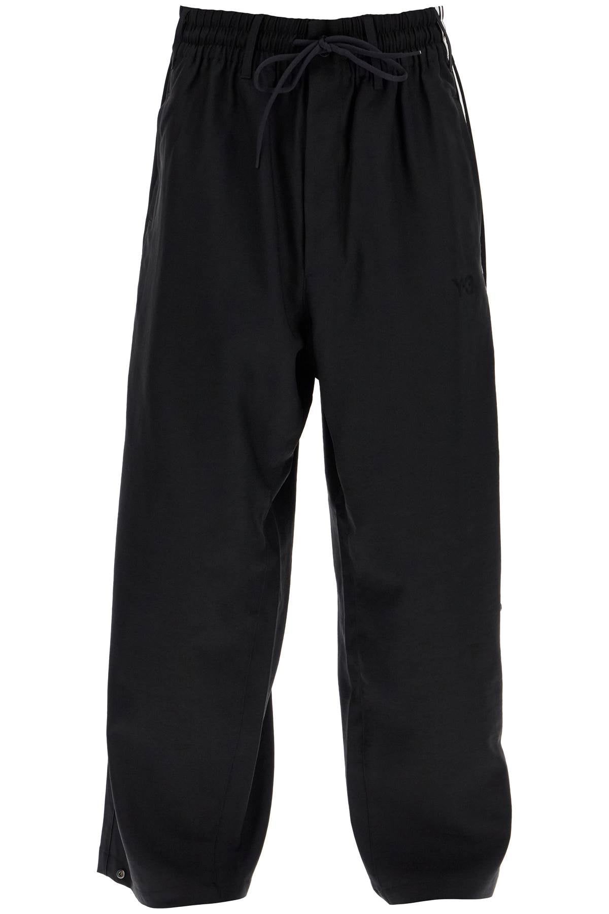 Y-3 Modern Wide-Leg Striped Performance Pants