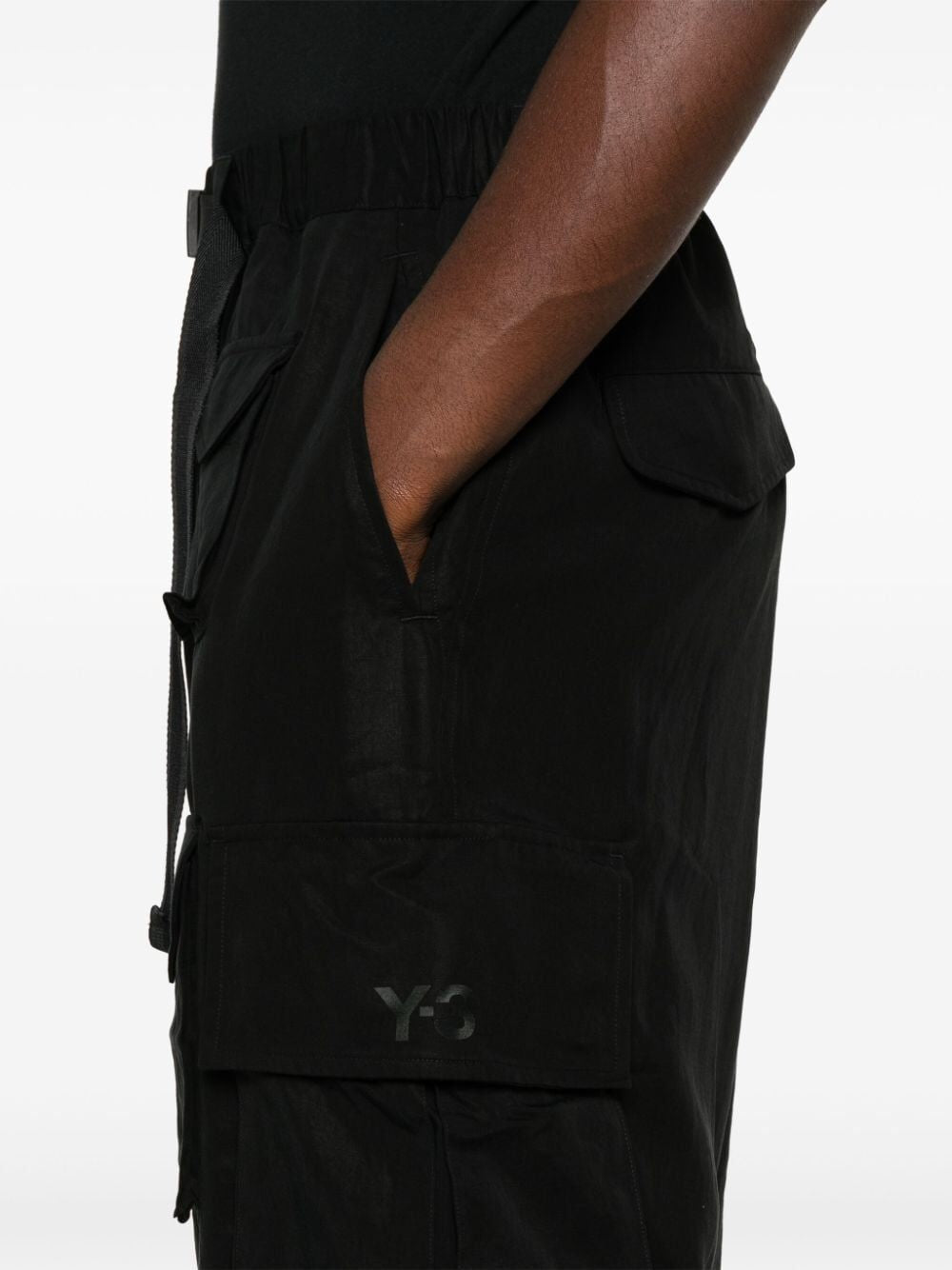 Y-3 Essential Black Cargo Pants