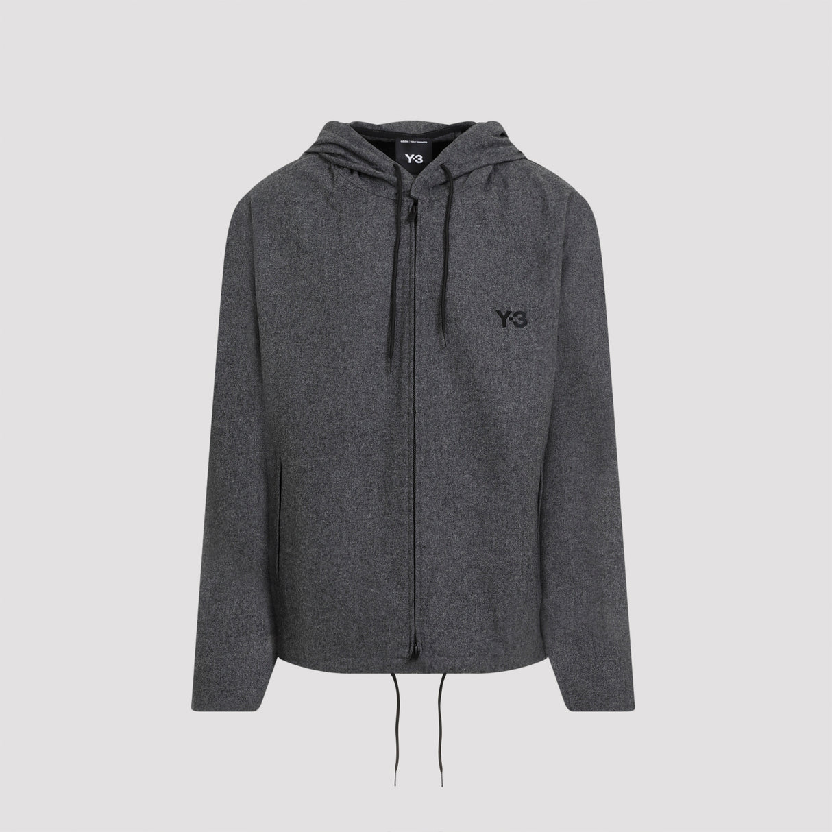 Y-3 Flannel Hooded Top for Men