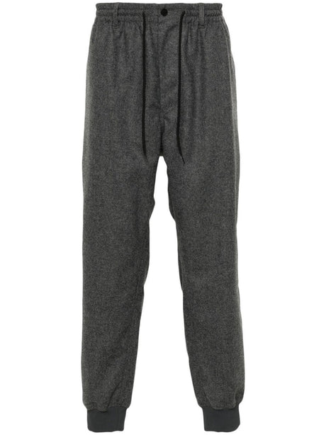 Y-3 Flannel Cuff Pants for Men - Fall/Winter 2024