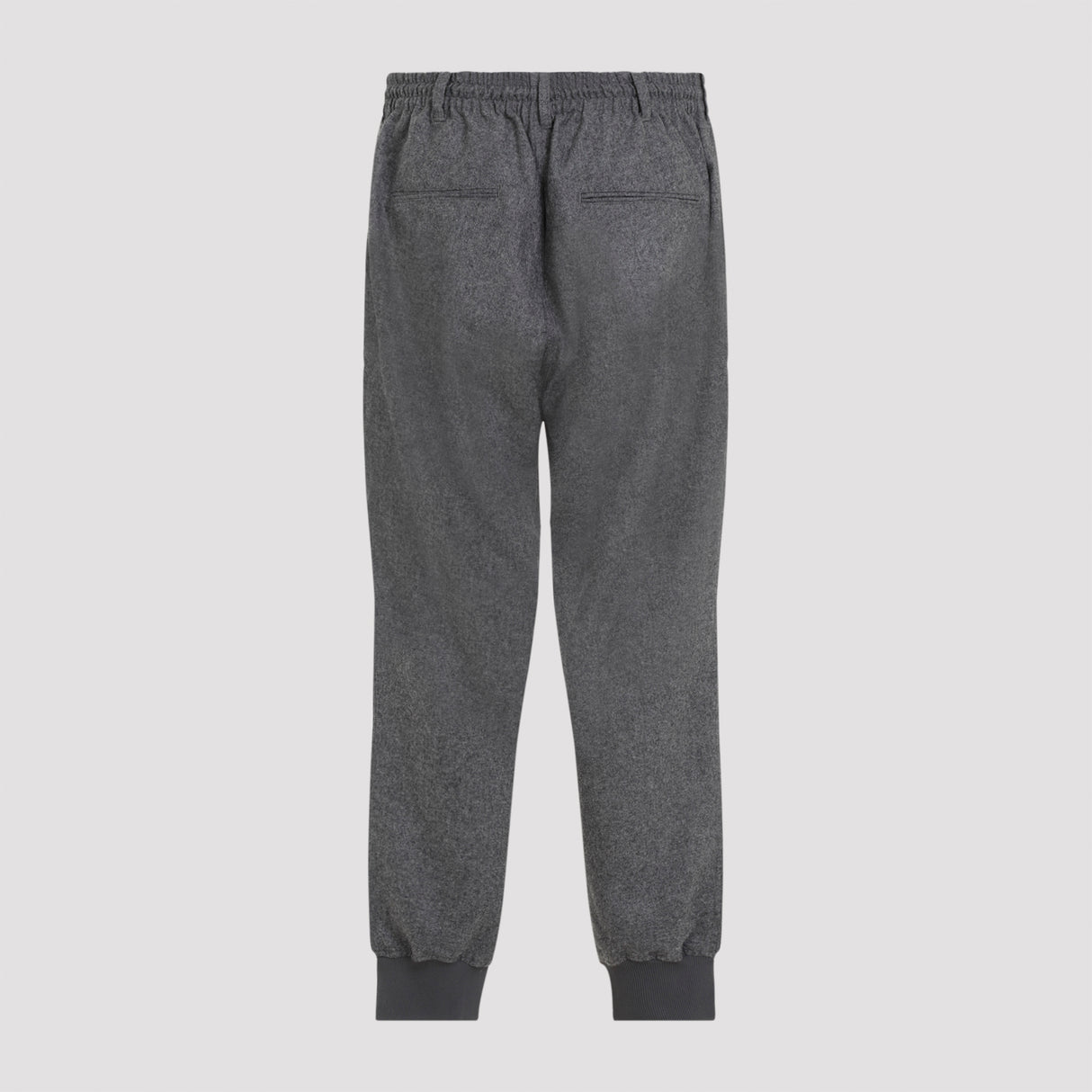 Y-3 Flannel Cuff Pants for Men - Fall/Winter 2024