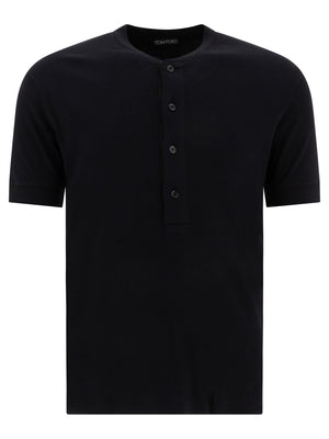 TOM FORD Men's Classic Black T-Shirt