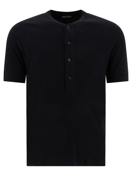 TOM FORD Men's Classic Black T-Shirt