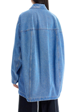 MARNI Oversized Organic Denim Cocoon Jacket