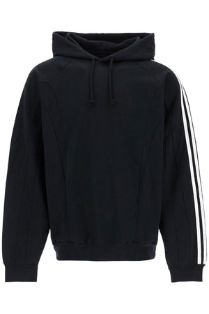 Y-3 Urban Elegance Slim Fit Hoodie with Raglan Stripes