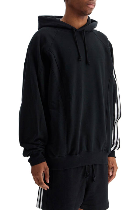 Y-3 Urban Elegance Slim Fit Hoodie with Raglan Stripes