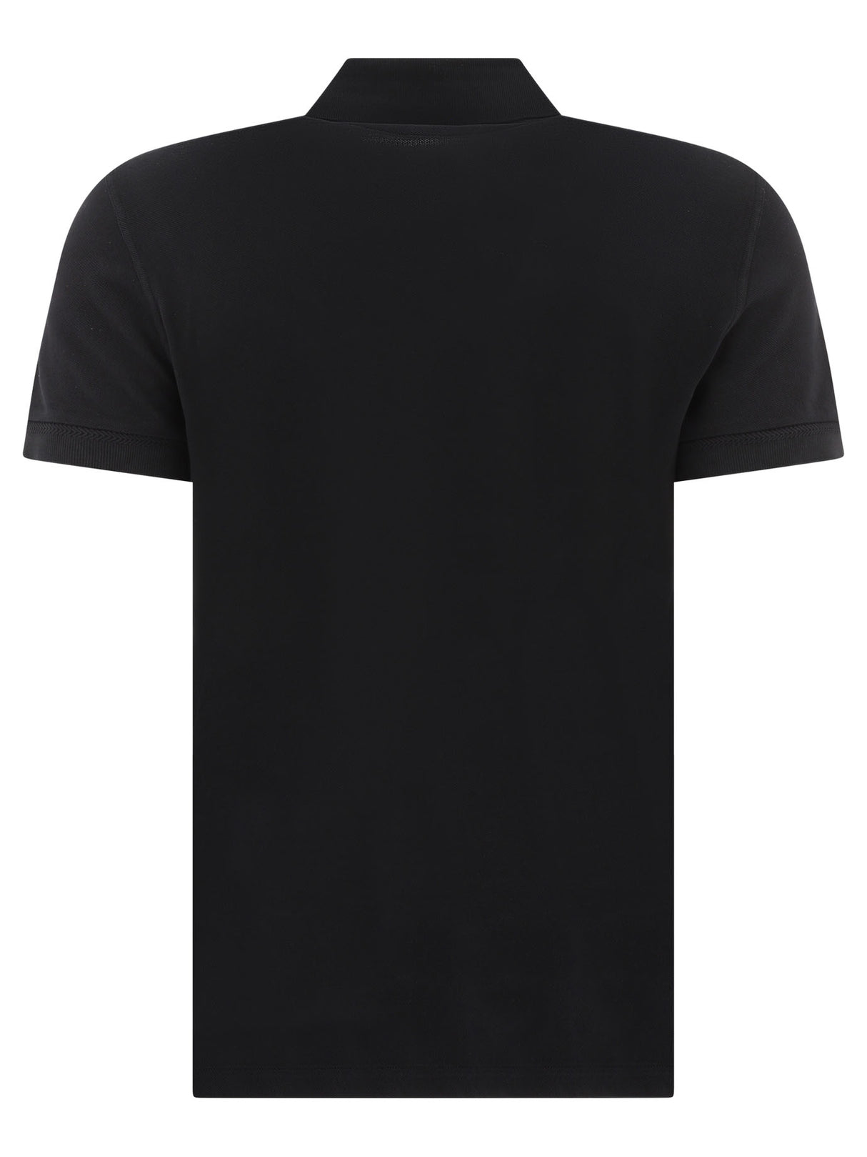 TOM FORD Men's Black Piqué Polo Shirt for SS24