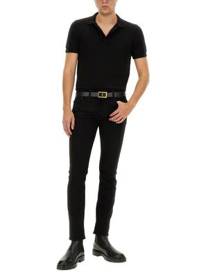 TOM FORD Classic Piquet Polo - Size 48