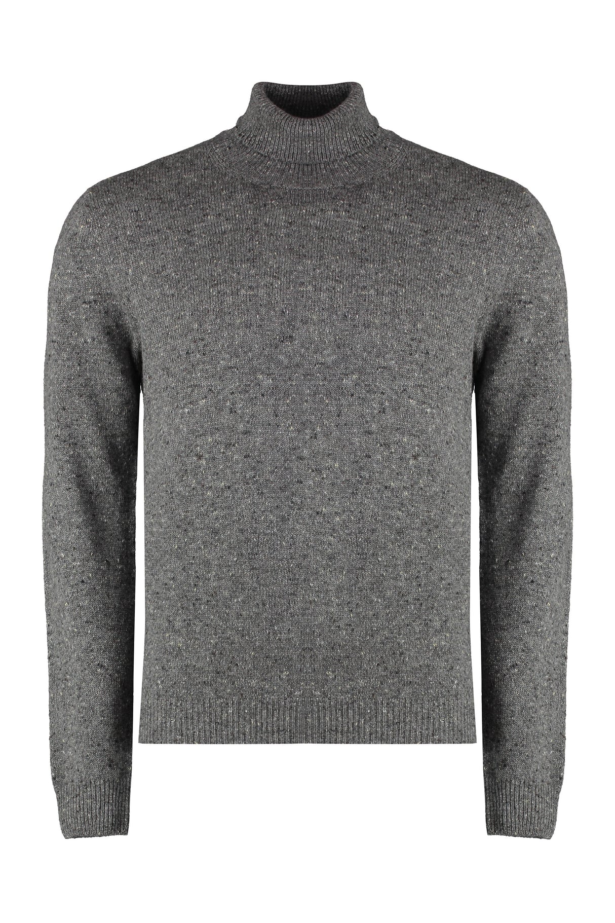 THE (ALPHABET) Cashmere Blend Turtleneck Sweater - Grey