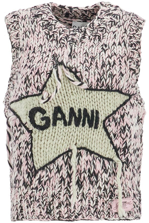 GANNI Chic Wool Vest for Women - Size S