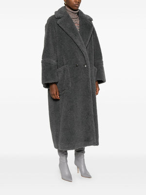 MAX MARA Oversized Wool and Alpaca Teddy Jacket