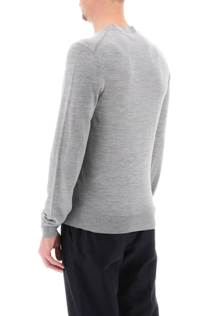 TOM FORD Luxurious Fine Wool Sweater in Grey for Men's Fall/Winter Wardrobe