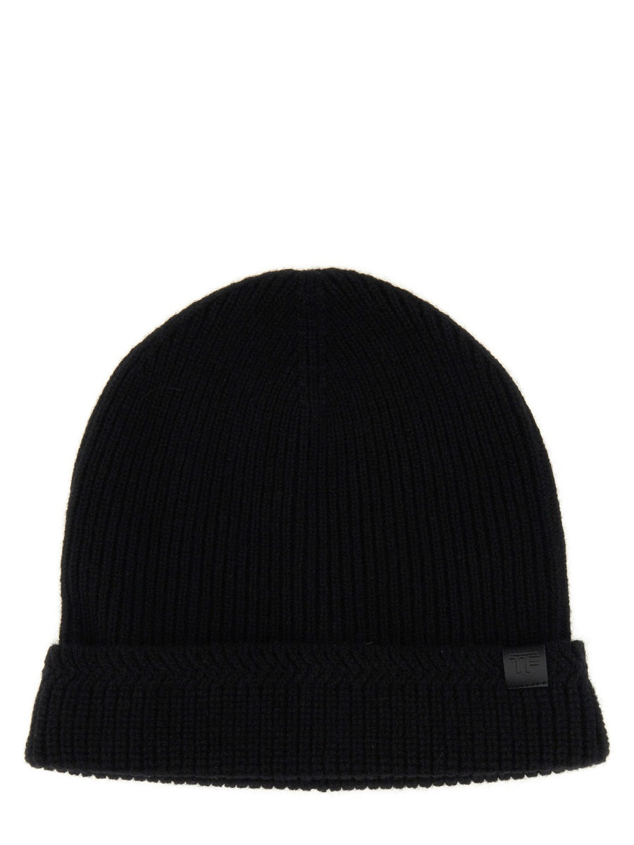 TOM FORD Luxurious Cashmere Blend Beanie Hat