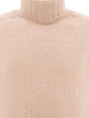 TOM FORD Luxurious Pink Mohair Blend Turtleneck Sweater