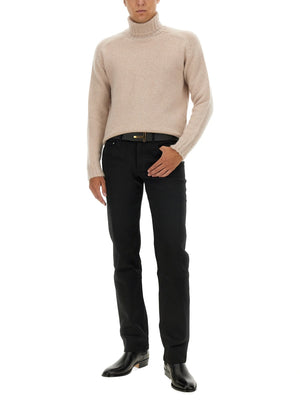 TOM FORD Refined Turtleneck T-Shirt - Size 50 IT