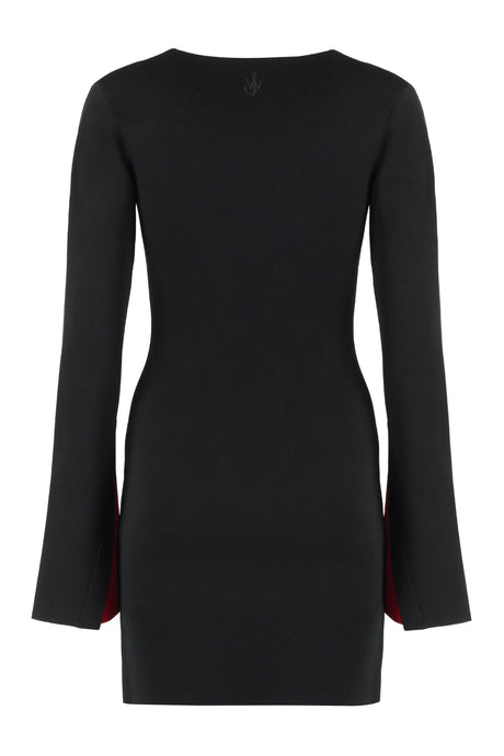 JW ANDERSON Elegant Flare Sleeve Mini Dress