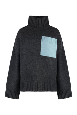 JW ANDERSON Patch Pocket Turtleneck Jumper