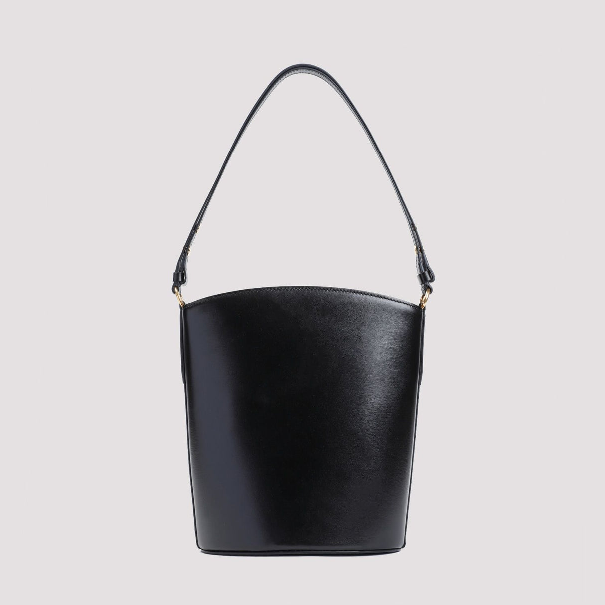 TOM FORD Elegant Mini Bucket Bag in Black Calf Leather - 20x24x14cm