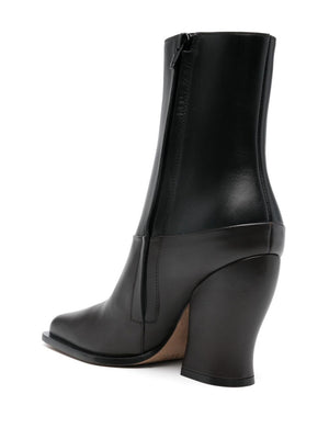 LOEWE Two-Colour Wave Ankle Boots