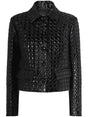 PINKO Classic Black Quilted Jacket with Pockets