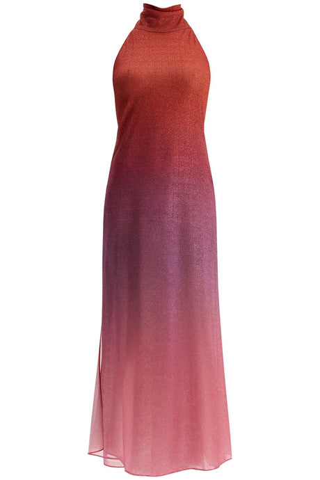 OSÉREE High Neck Maxi Dress with Open Back