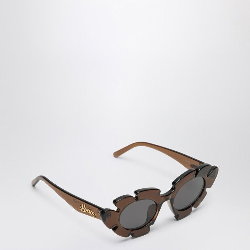 LOEWE Geometric Orange Sunglasses for Women - FW23 Collection