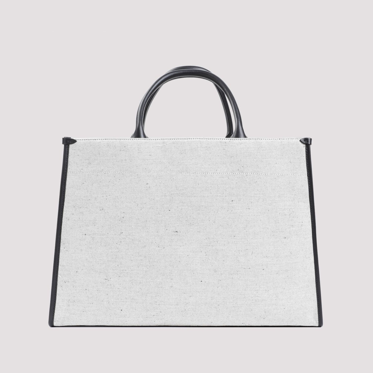 LANVIN Grey Cotton Tote Handbag for Men - SS24 Collection