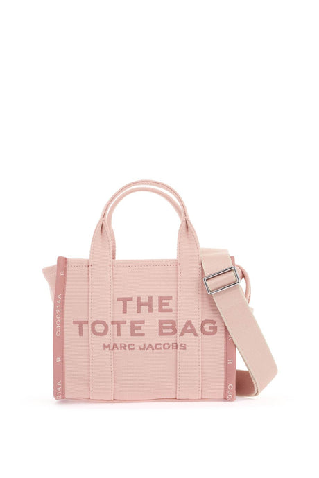 MARC JACOBS Light Pink Jacquard Logo Handbag