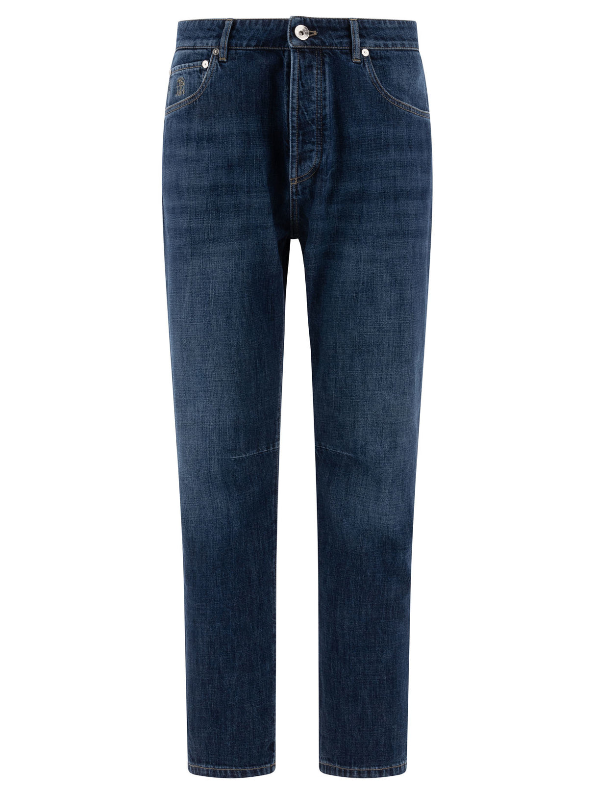 BRUNELLO CUCINELLI Lightweight Denim Leisure Fit Jeans for Men