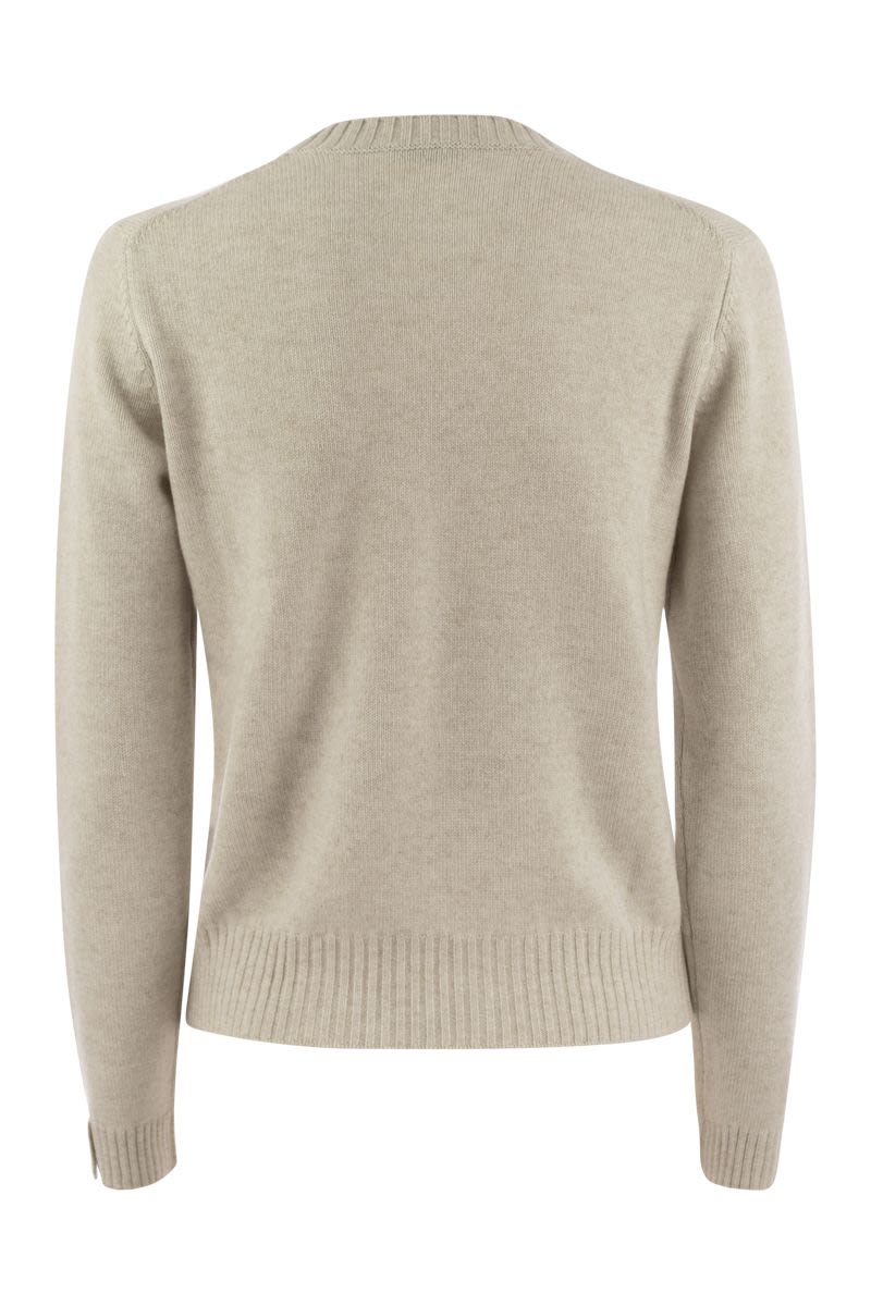 BRUNELLO CUCINELLI Luminous Cuff Cashmere Sweater