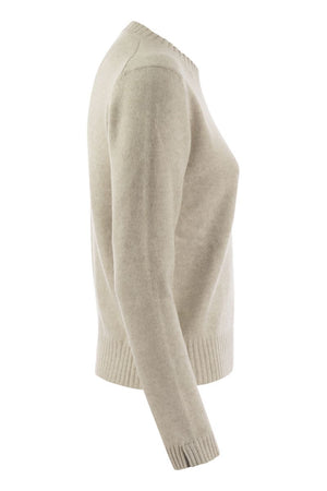 BRUNELLO CUCINELLI Luminous Cuff Cashmere Sweater