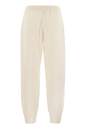 BRUNELLO CUCINELLI Luxurious Cashmere Cable Knit Pants