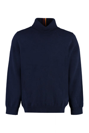 PAUL SMITH Luxurious Men's Cashmere Turtleneck Sweater for FW23